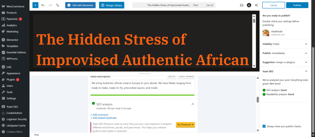 MY PORTFOLIO Affordable website designer in Oshogbo Nigeria work sample