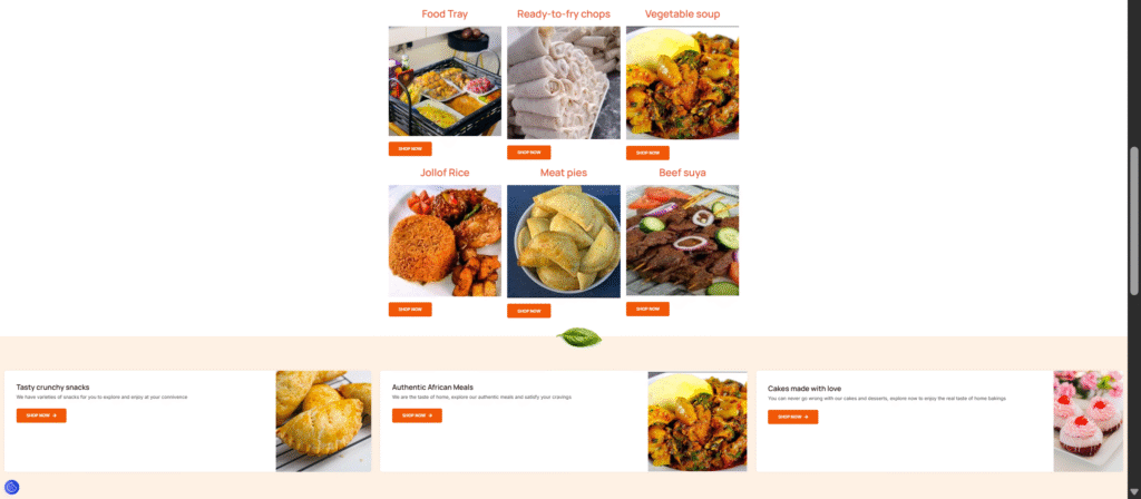 MY PORTFOLIO Affordable website designer in Oshogbo Nigeria work sample