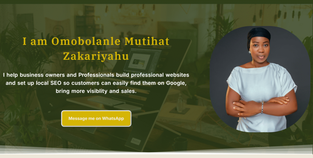 MY PORTFOLIO Affordable website designer in Nigeria